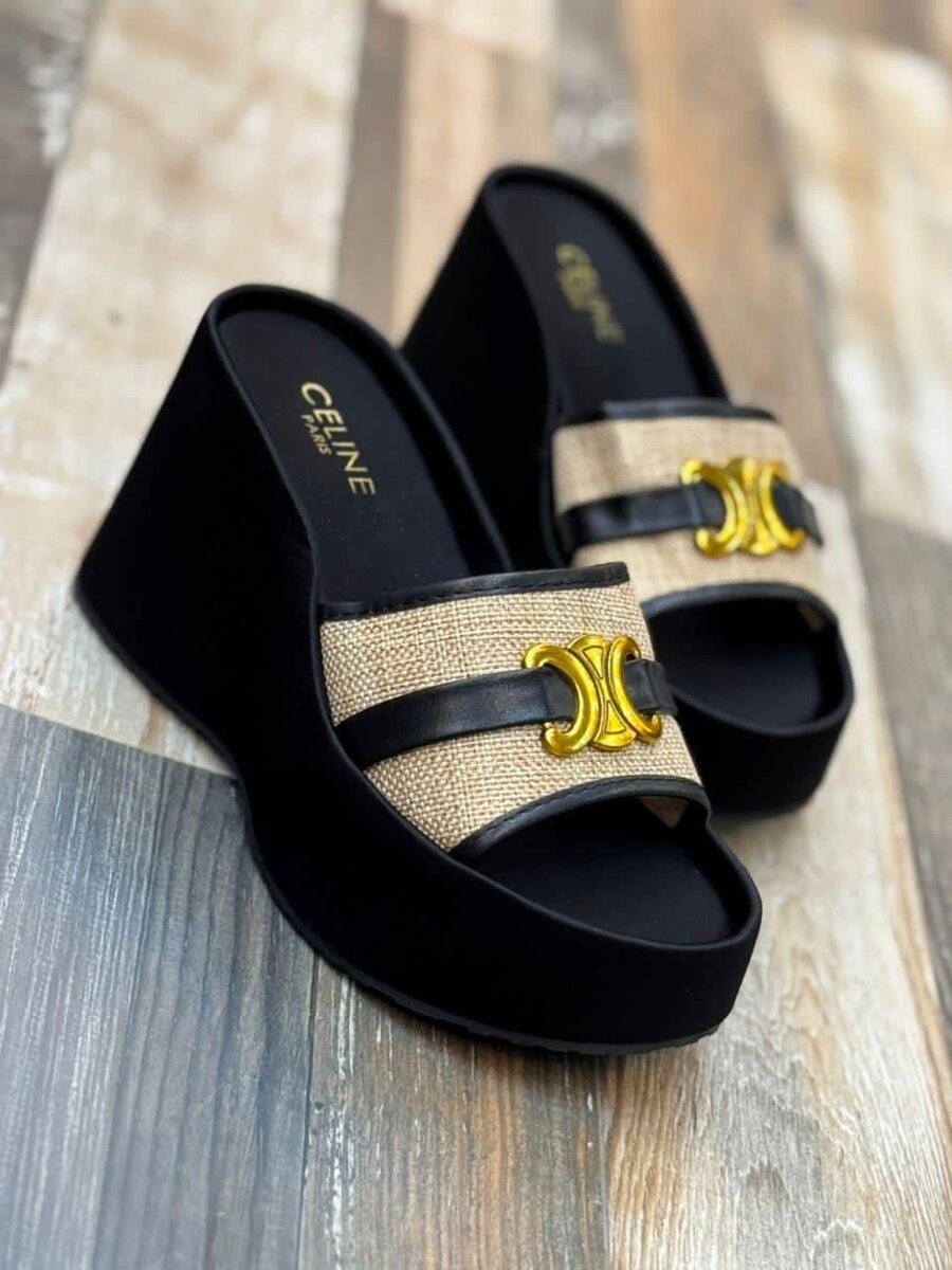 Sandales compensées élégantes pour femmes