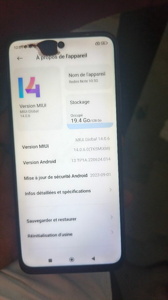 Smartphone Redmi Note 10