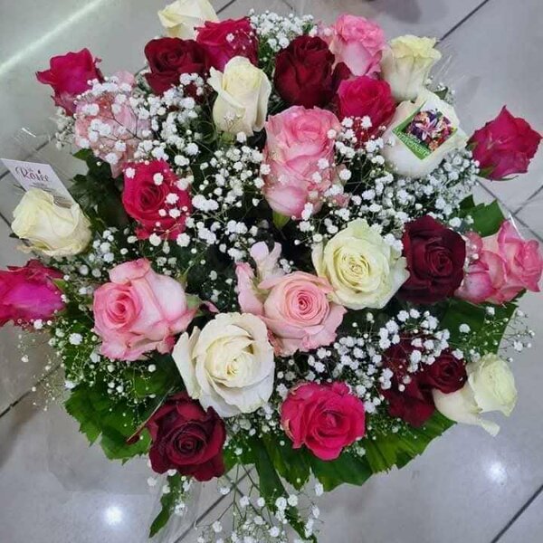 Bouquet de roses élégantes