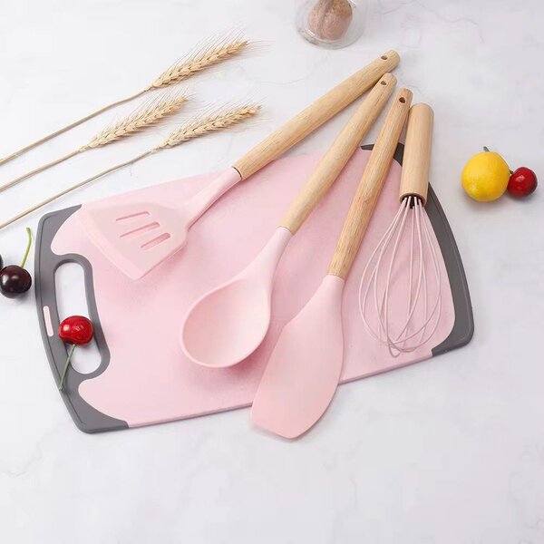 Ensemble Ustensiles de Cuisine en Bois