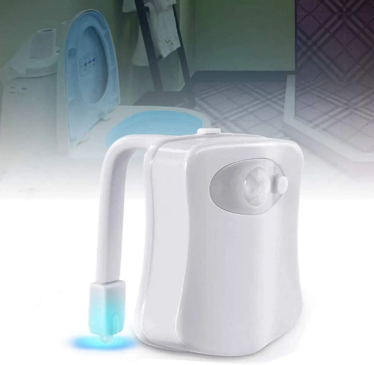 Lumière de toilette LED colorée