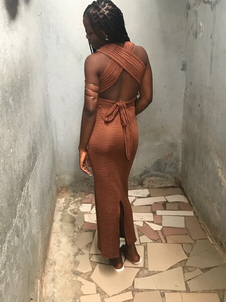 Robe Longue Casual Femme