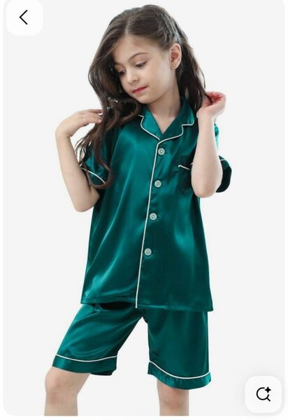 Pyjama court en satin enfant