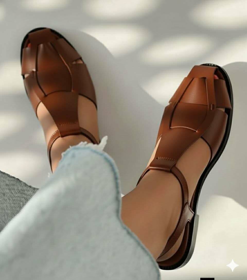 Sandales en cuir élégantes
