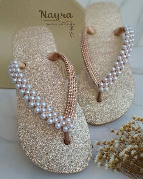 Sandales Perlées Éclatantes