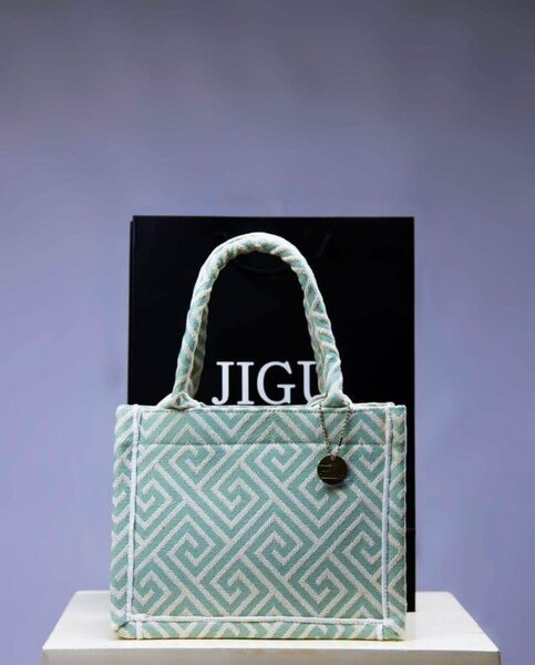 Sac fourre-tout motif géométrique