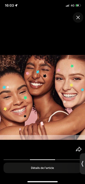 Autocollants Étoiles Visage