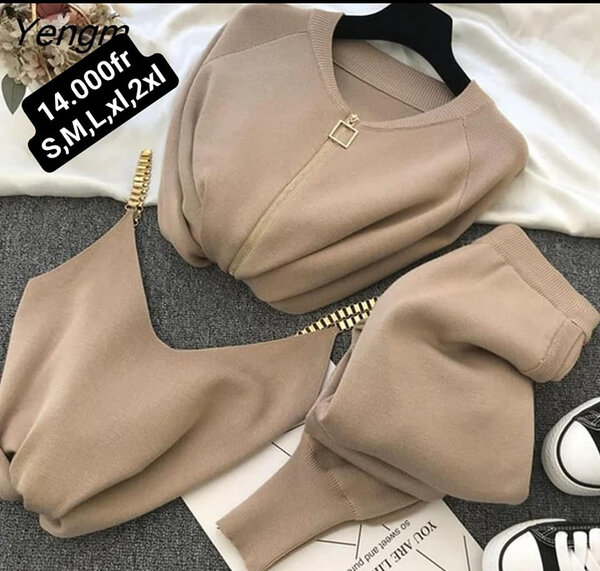 Ensemble de vêtements pour femmes en coton