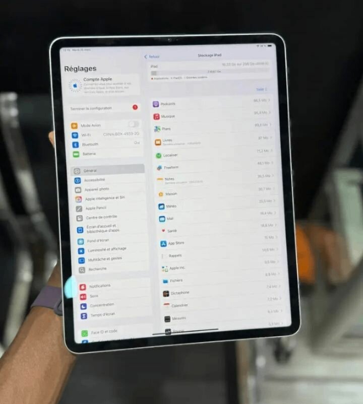 iPad Pro 12.9" WiFi Argent