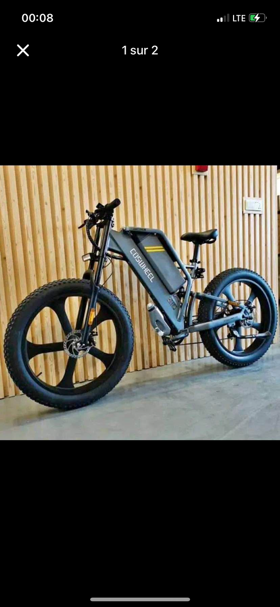 Vélo électrique urbain stylé