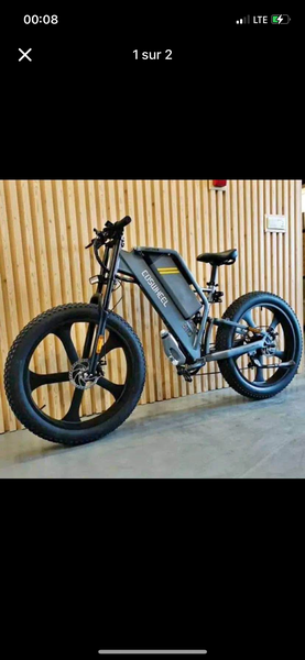 Vélo électrique urbain stylé