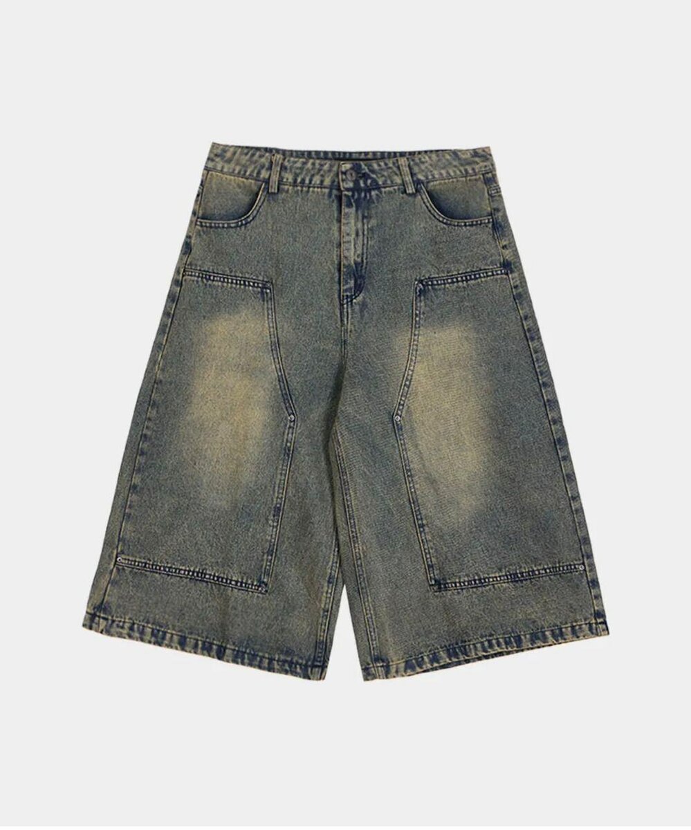 Bermuda en jean décontracté