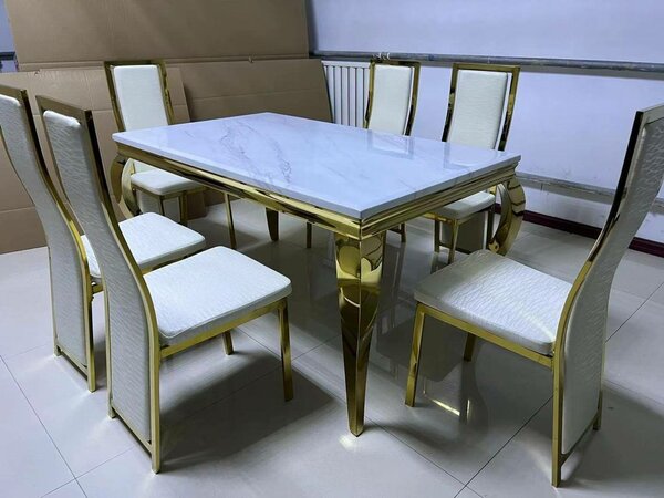 Gold dinning table