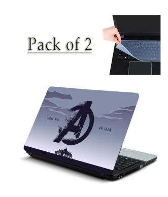 Pack Of 2-Avengers Laptop Back Skin Sticker-Laptop Back Skin-Laptop Skin Vinyl Sticker Decal,13,13.3 14.6 15 15.4 15.6 inch Laptop Skin Sticker Cover For All Laptops