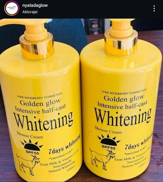 Golden Glow Intensive Halfcast Whitening Shower Cream