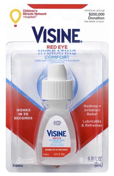 VISINE ORIGINAL fini les yeux rouge