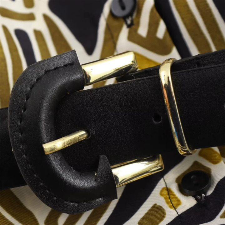 Robe longue imprimée élégante