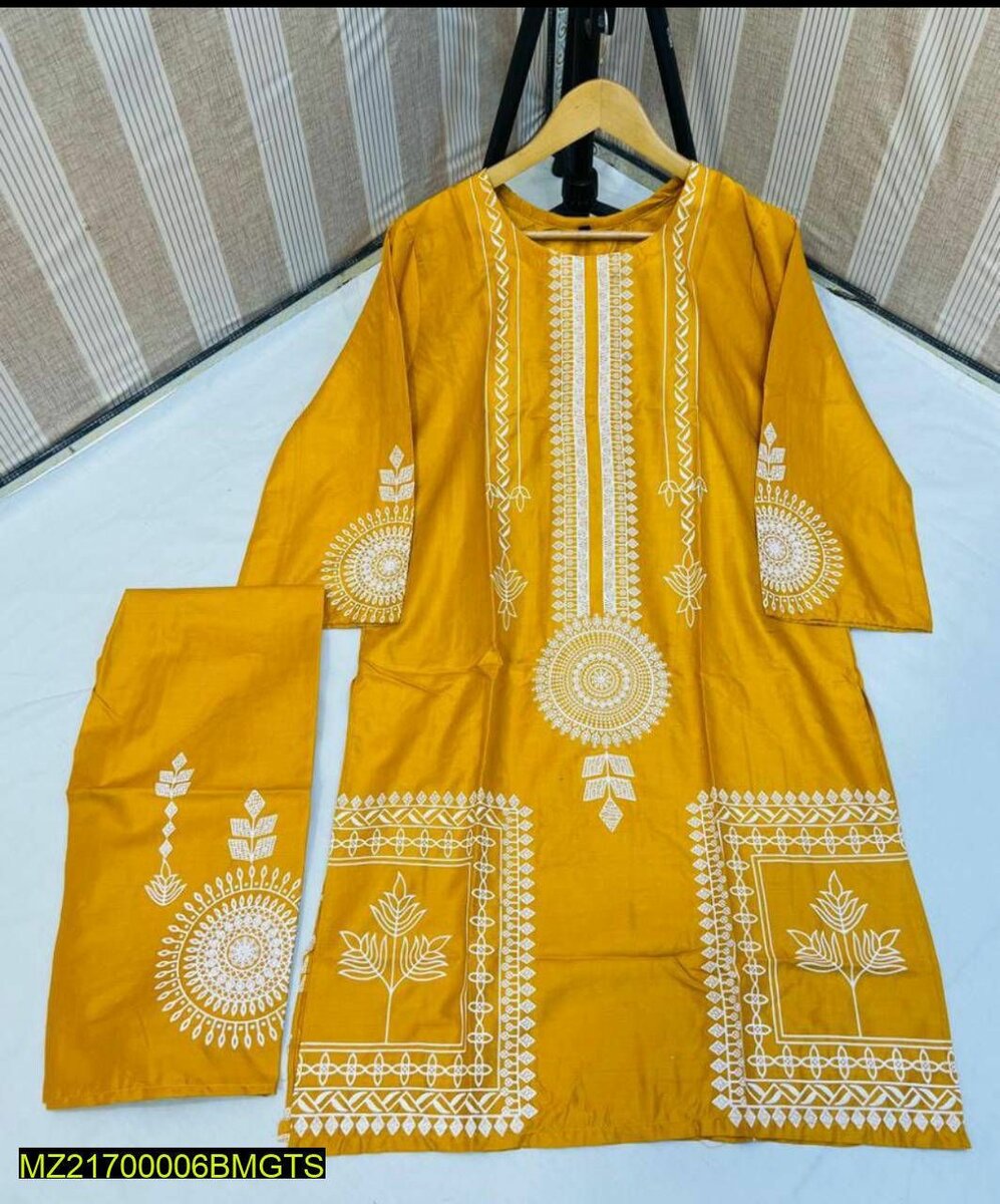 Linen Printed Suit