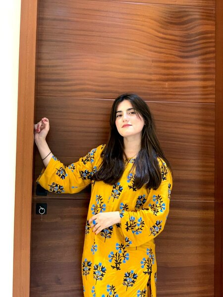 2 Pcs Woman's Stitched Lilen Stylish Shirt And Trouser
