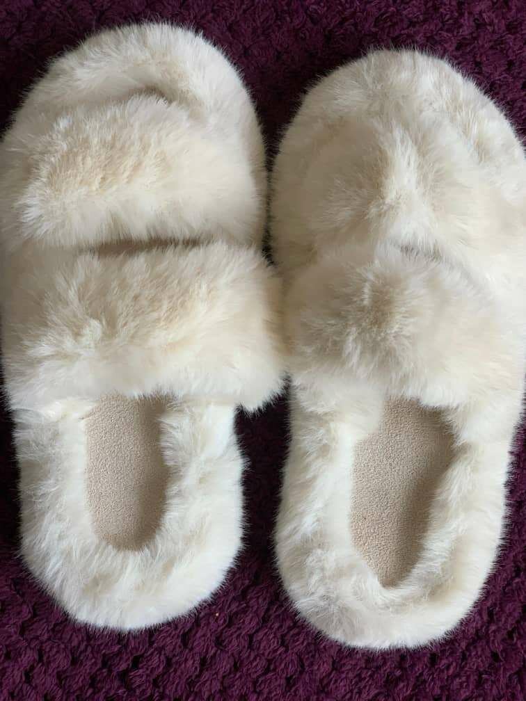 Fuzzy slippers