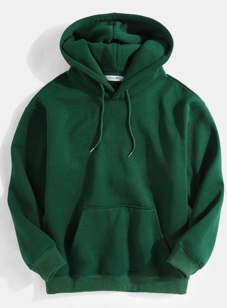 Sweat à Capuche Vert Unisexe