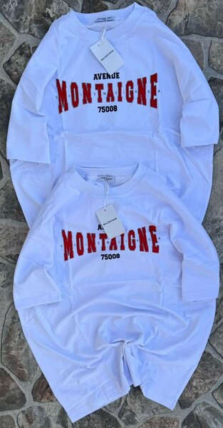 T-shirt Avenue Montaigne Blanc