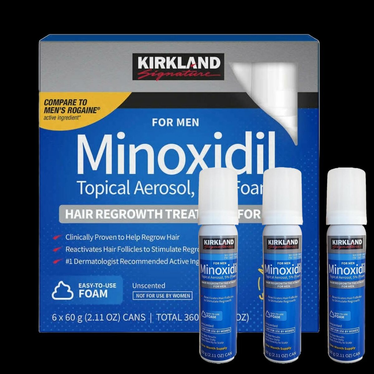 KIRKLAND FOAM 5% MINOXIDIL