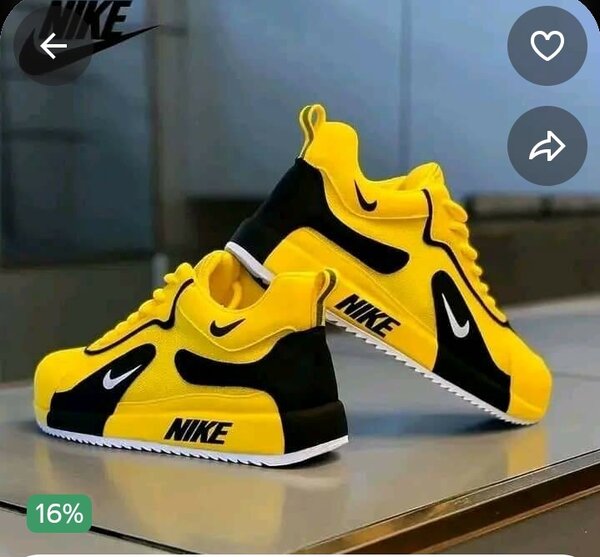 Baskets Nike Jaune Sport
