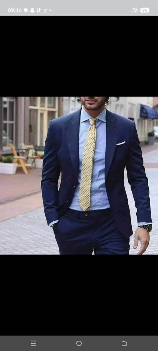 Costume élégant pour homme