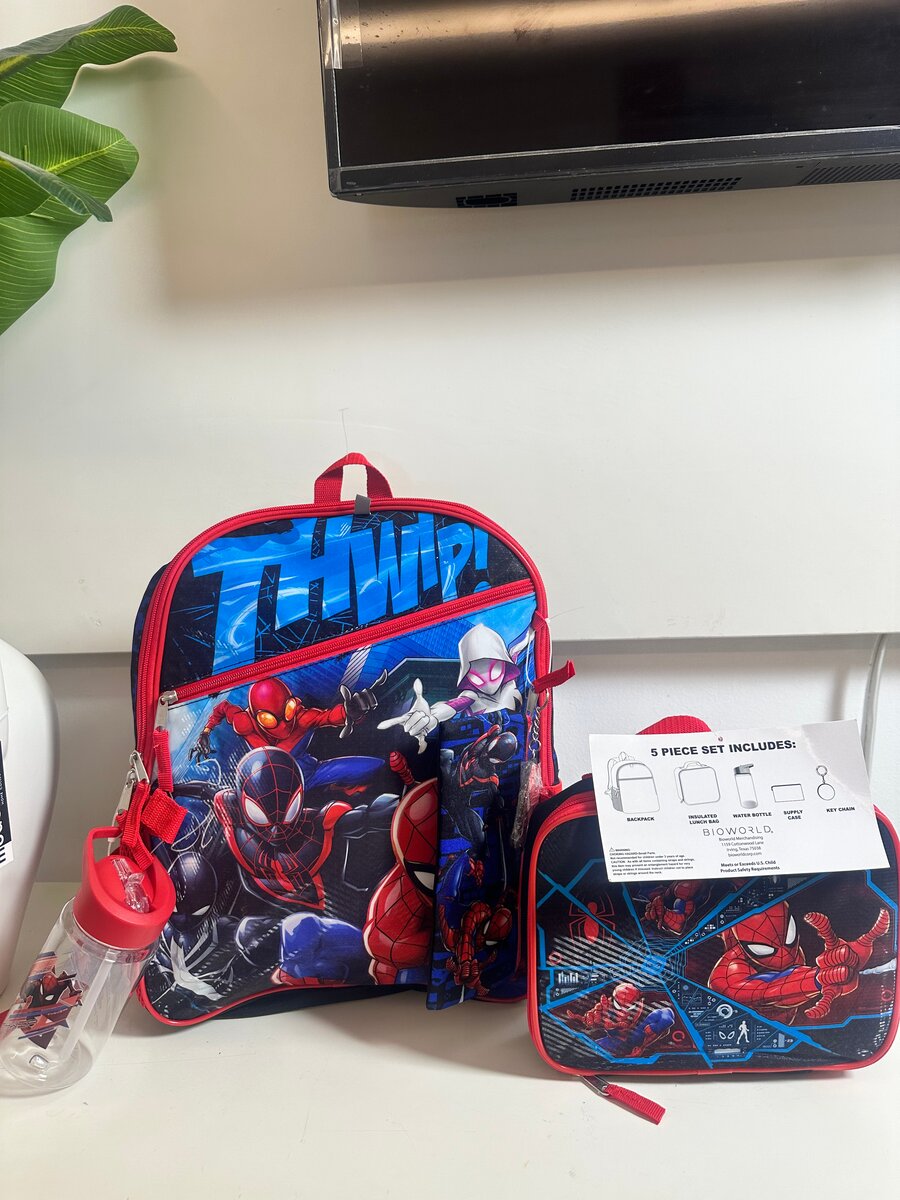 Ensemble Spiderman 5 pièces