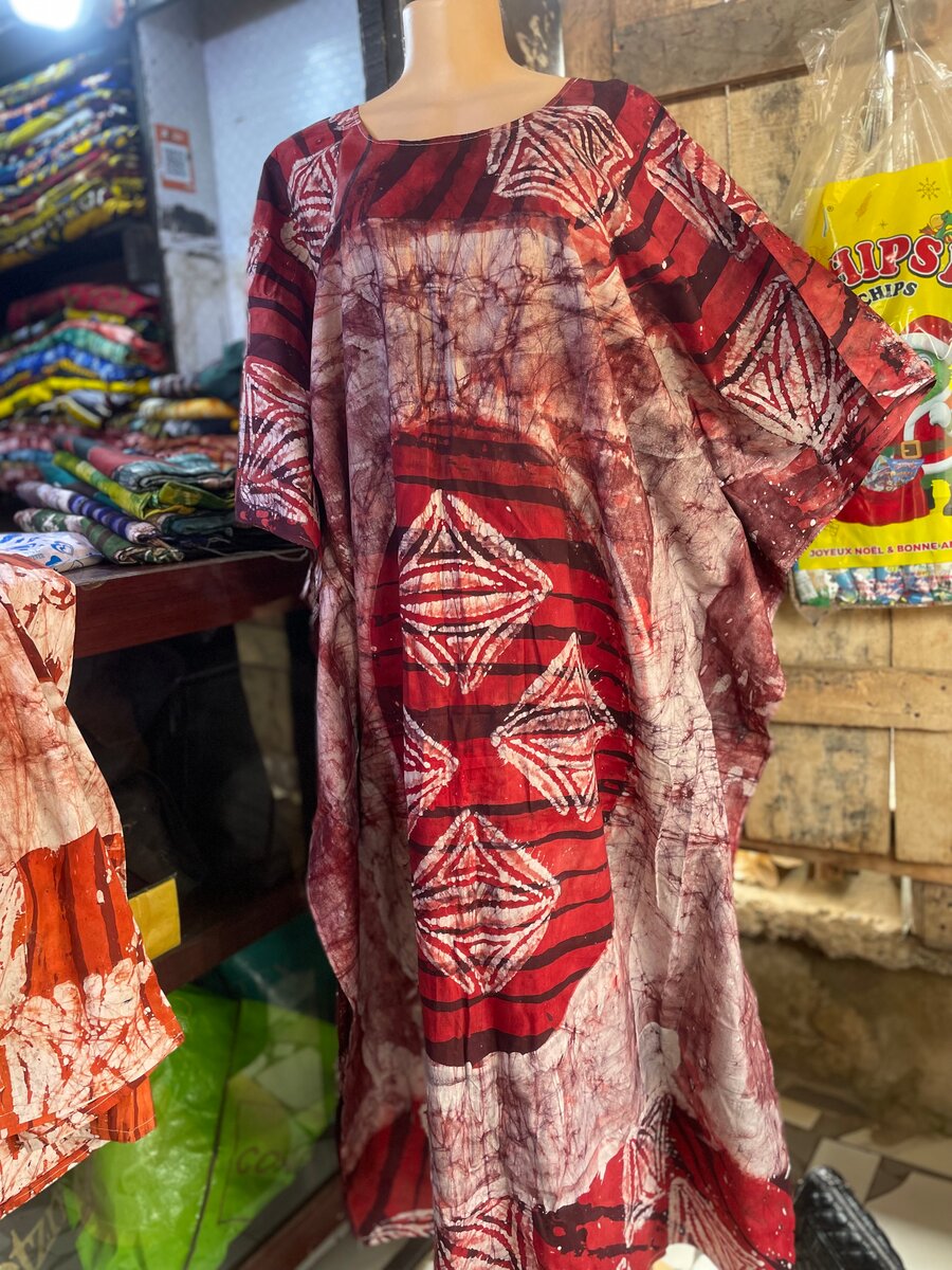 Robe Caftan Batik Colorée