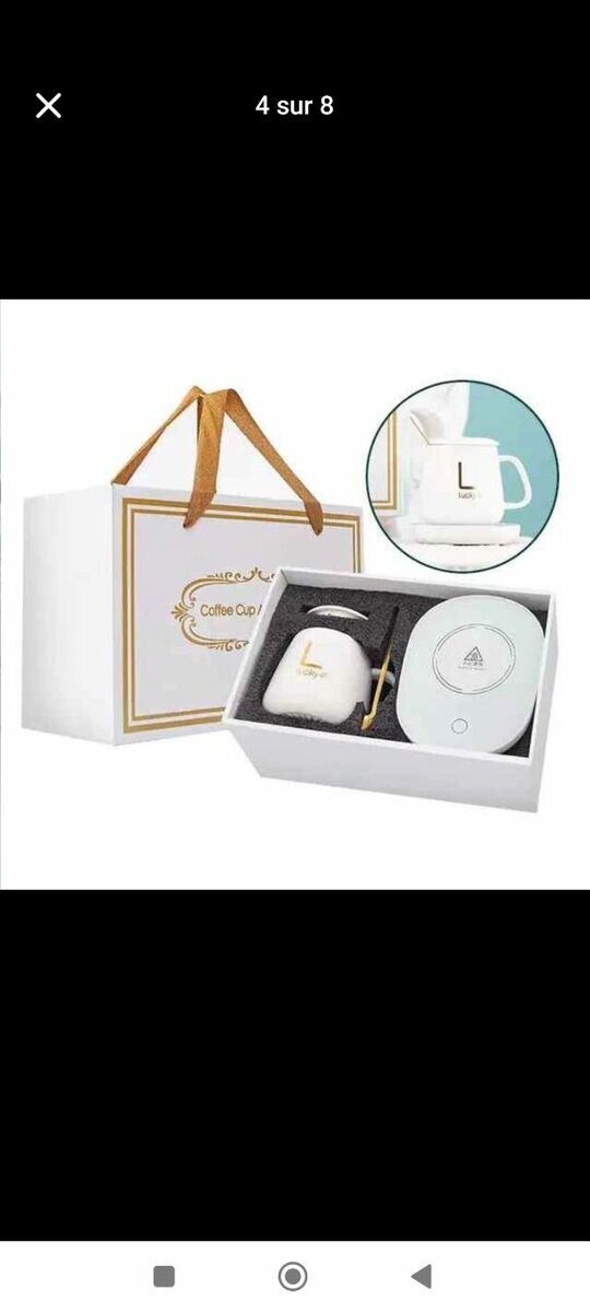 Tasse à café  avec chauffage