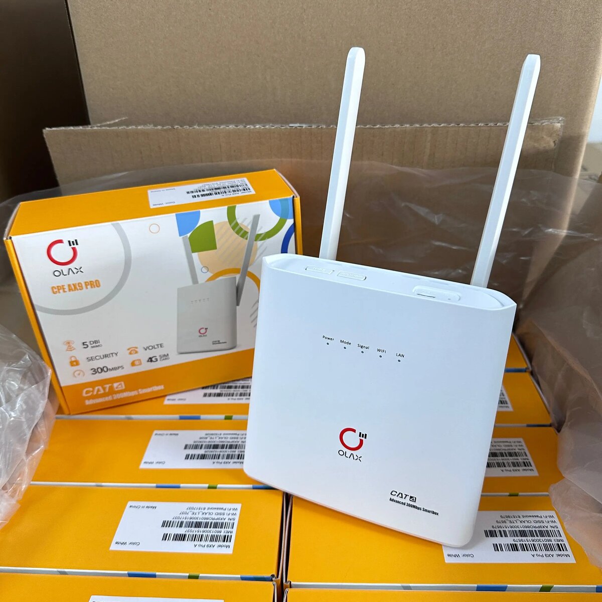 OLAX CPE AX9 PRO UNIVERSAL ROUTER Advanced 300Mbps smartbox