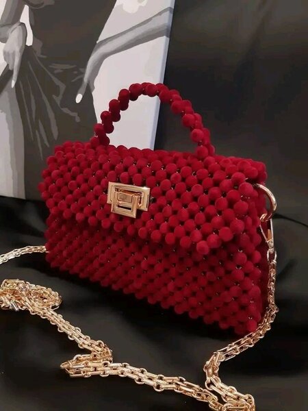 Sac perles élégant femme