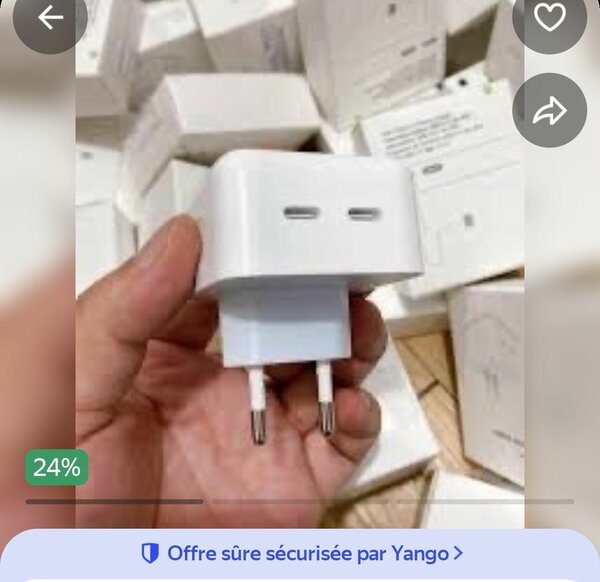 Chargeur USB Double Ports