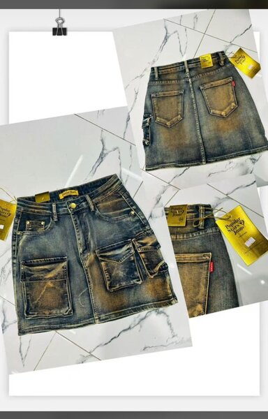 Jupe en denim décontractée