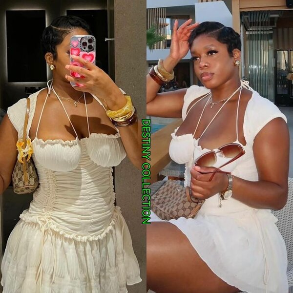 Robe élégante en mousseline