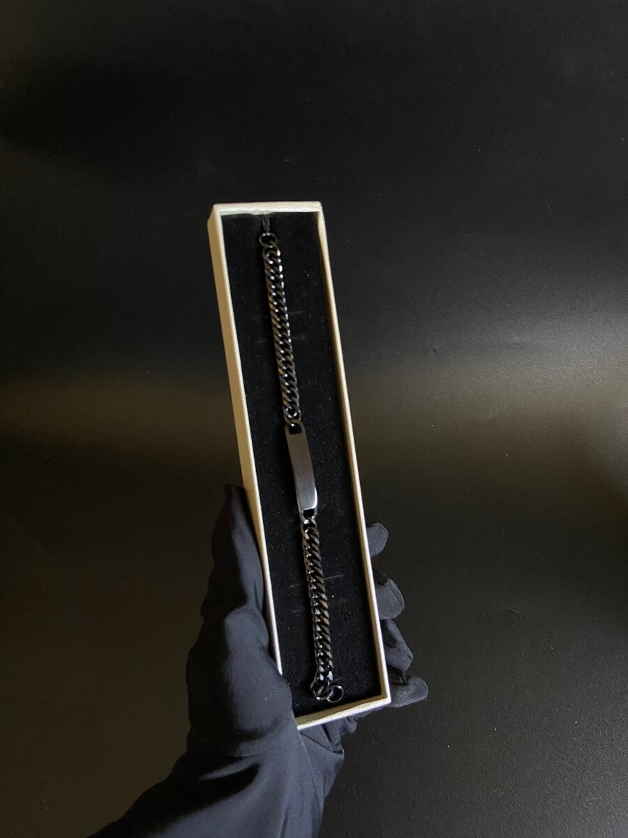 Black Stainless Steel Bracelet