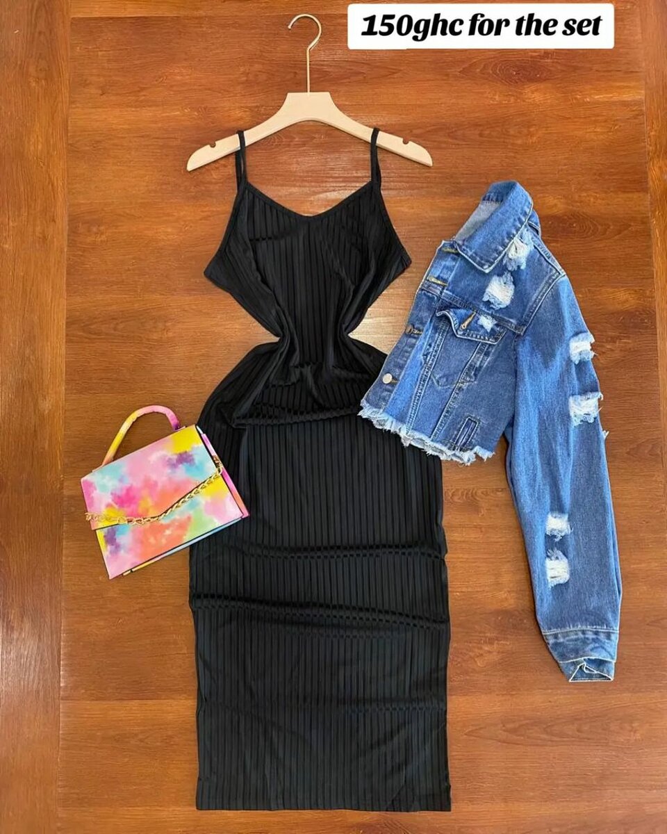 Straight dress and jacket