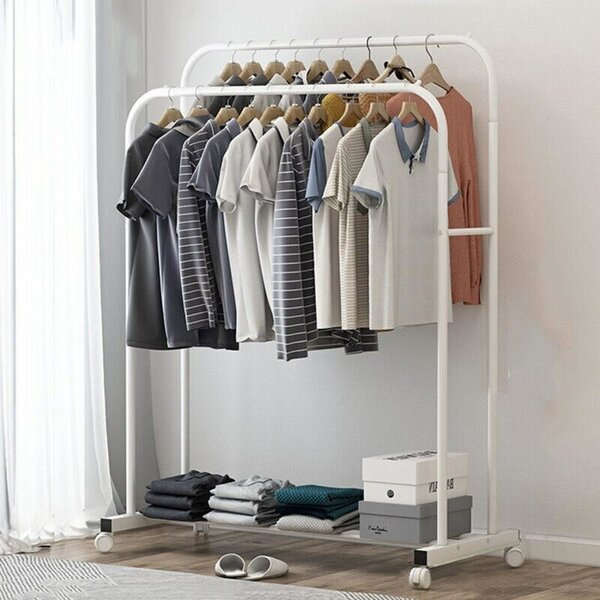 Bedroom clothes rack
