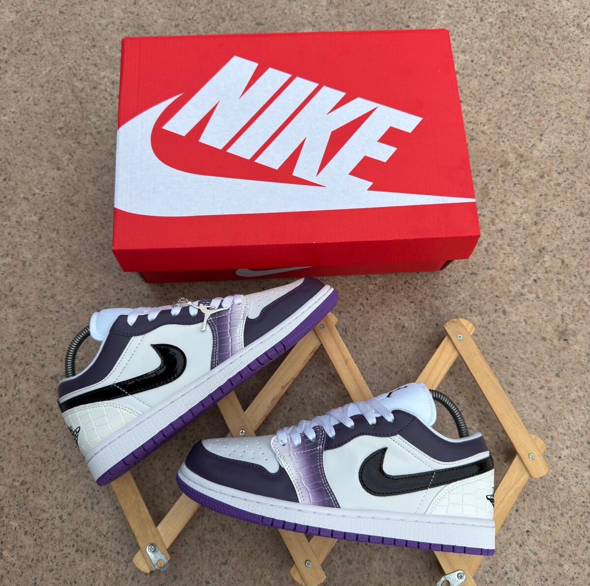 Baskets Nike Air en cuir