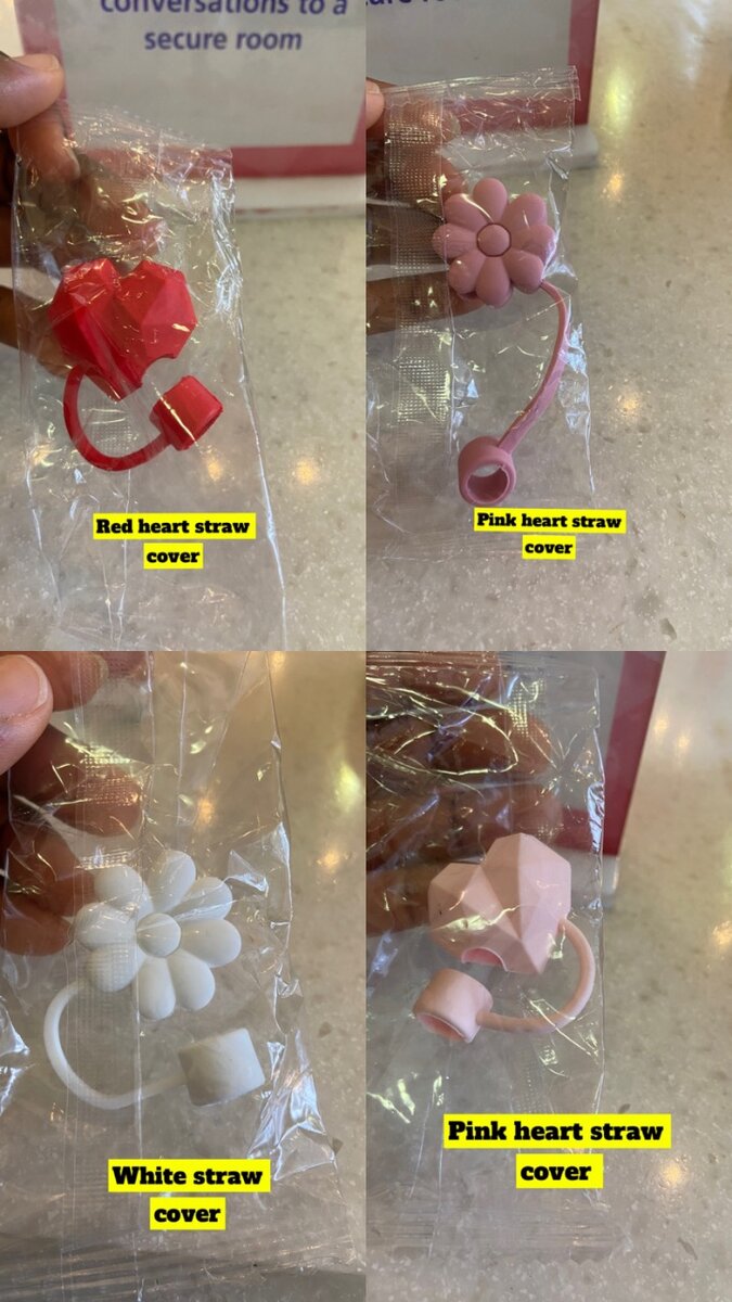 Stanley cup straw covers & straw brush