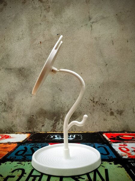 Miroir de Table Chat Blanc