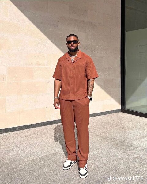 Ensemble décontracté marron