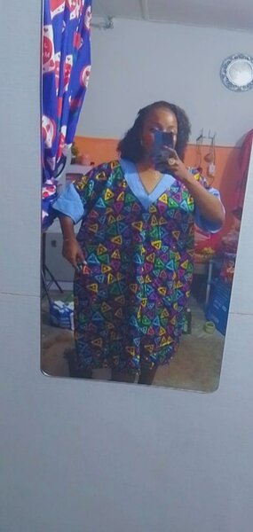 Robe Caftan Colorée Élégante