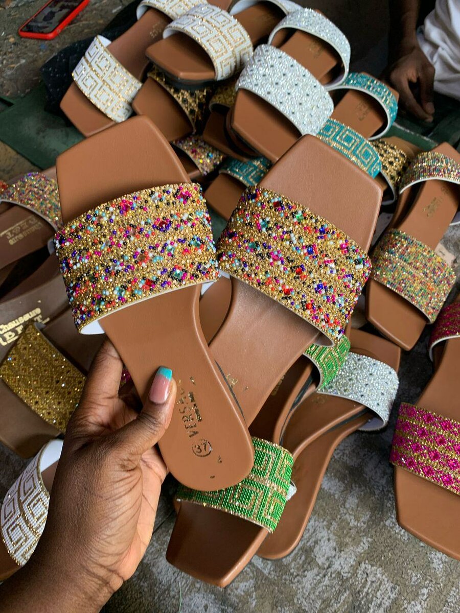 Sandales Femme Ornementées