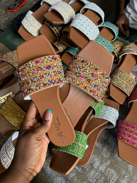 Sandales Femme Ornementées