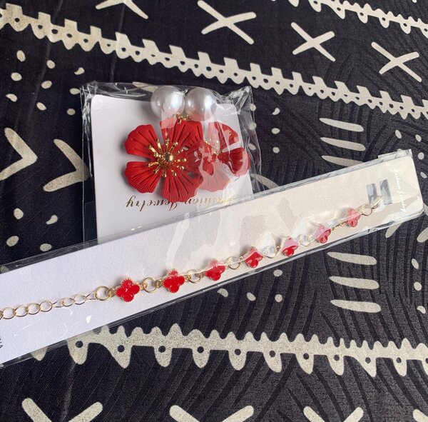 Set de bijoux floraux élégants