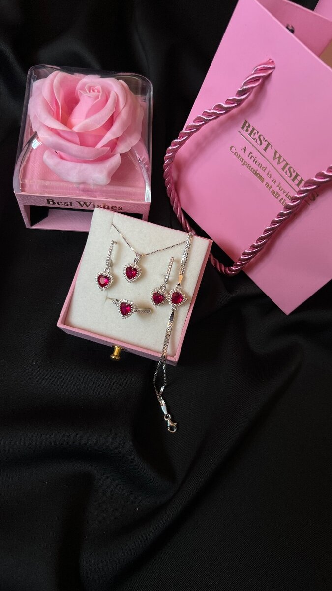 Комплект из серебра 925 пробы