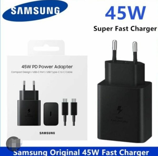 Chargeur Samsung 45W Rapide